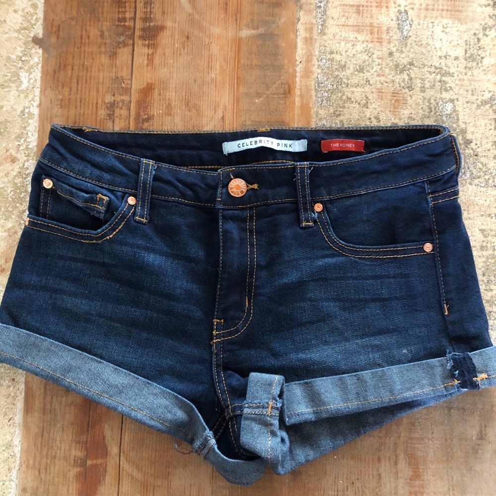 Dark Blue Jean Shorts